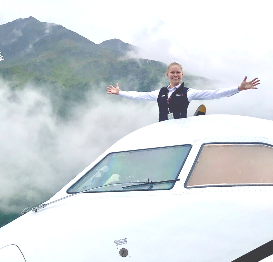 Ravn pilot Crystal Frost.