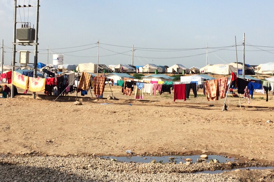 Only a tiny fraction of the people at Baharka camp who need counseling and other help are receiving it.