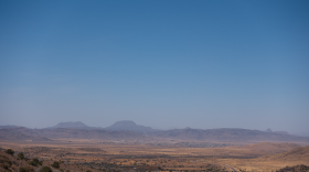 A view of Alpine, Texas in early April. Much of the Big Bend region of Texas remains under extreme or even "exceptional" drought, according to the U.S. Drought Monitor.