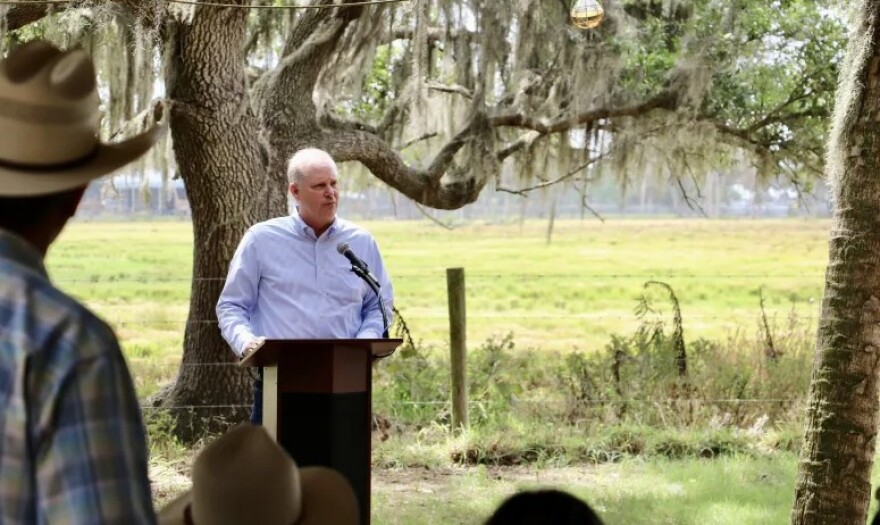 Florida Commissioner of Agriculture Wilton Simpson, a former president of the state Senate. whose campaign has benefitted from millions in special interests despite facing poorly funded opposition.
