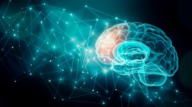 This stock image depicts human brain activity.
