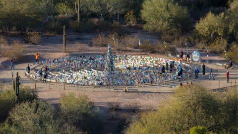 The TOWARD 2050 exhibition.