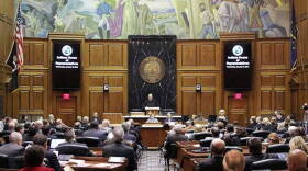 The state budget originates in the Indiana House.