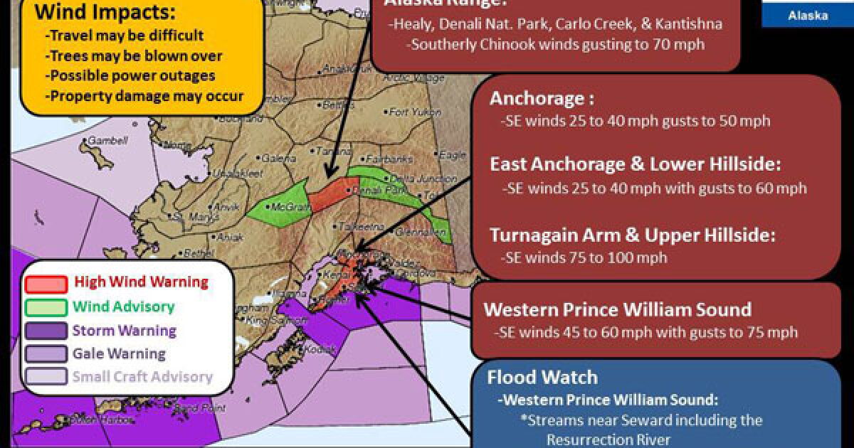 Powerful Storm System Moving Into Southcentral