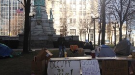 A new encampment now established at Lafayette Square in downtown Buffalo by Occupy movement