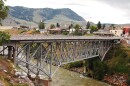 The Yellowstone River Bridge connects the north and south sides of Gardiner, Montana, June 30, 2009.