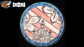 2026 "I Voted" Sticker Winner Madi Brannan, 9th Grade