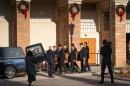 Pallbearers carry Jeffrey R. Holland’s casket at his funeral at the Salt Lake Tabernacle in Salt Lake City, Dec. 31, 2025. He’ll be buried in St. George.