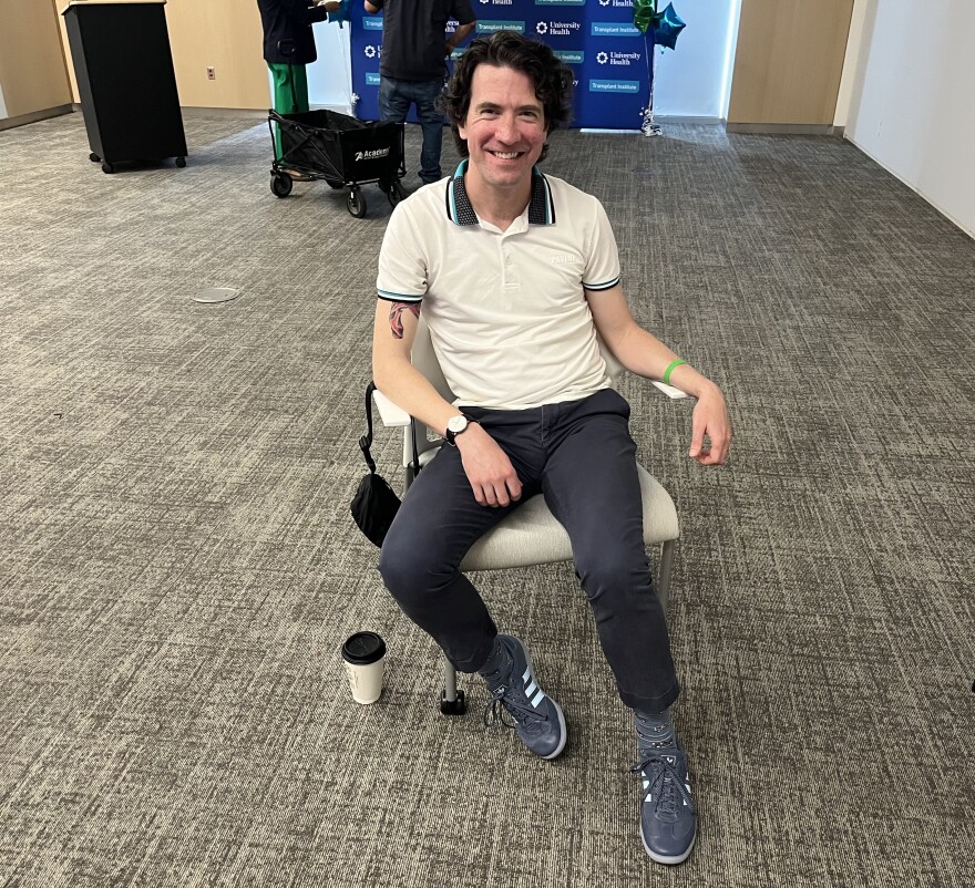 Robert McDonald of Kansas City, MO, is the living donor who was the catalyst for the 7-pair liver exchange at University Health.