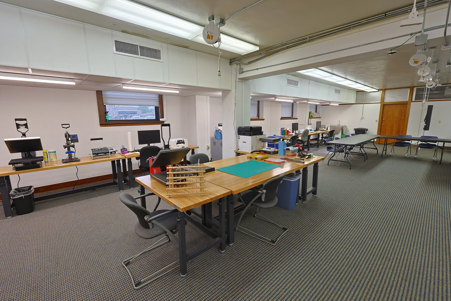 The 'Maker Space' offers resources for creatives of all kinds