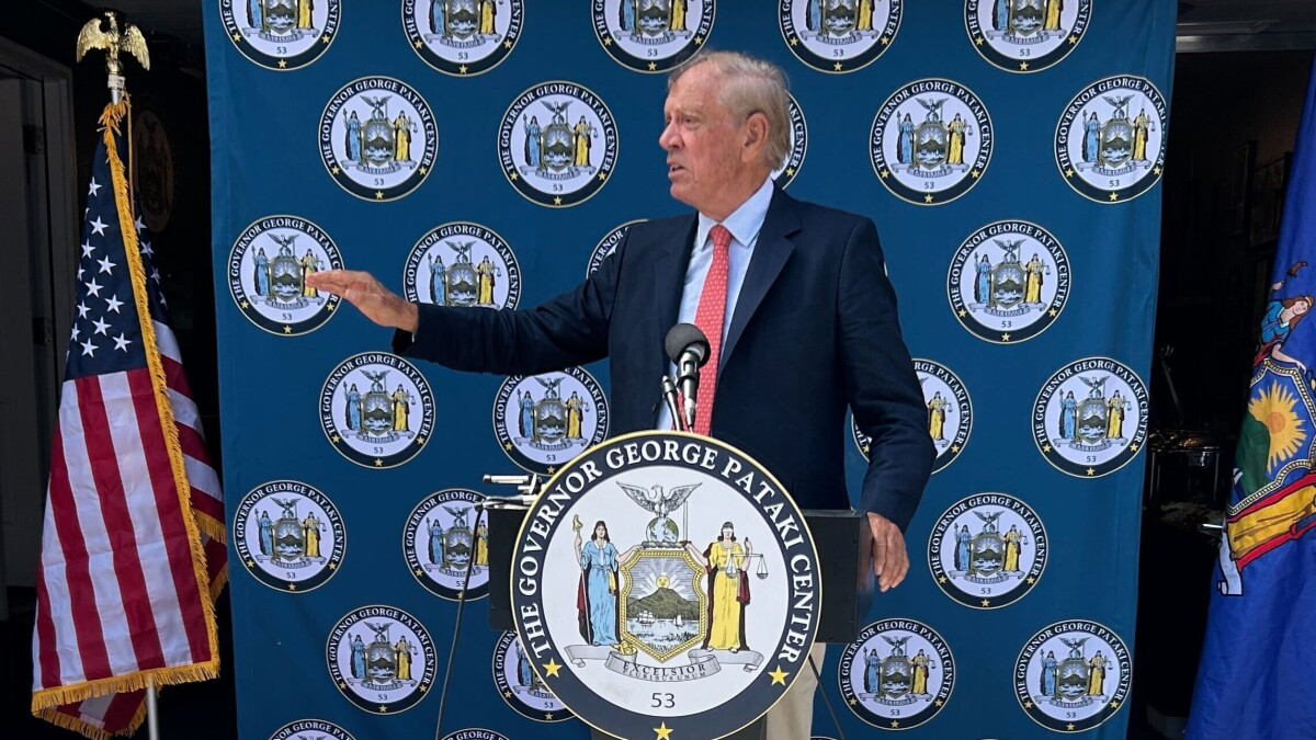 Former NY Gov. George Pataki's modest monument to bipartisanship