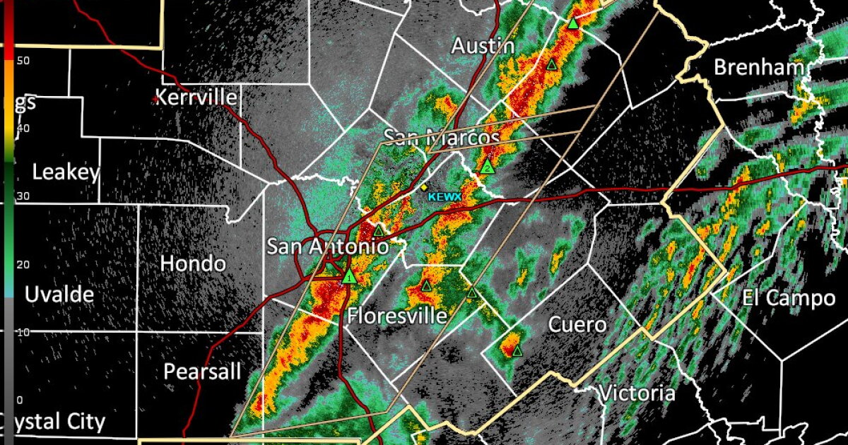 Cold front brings spring's first storms to San Antonio but havoc to ...