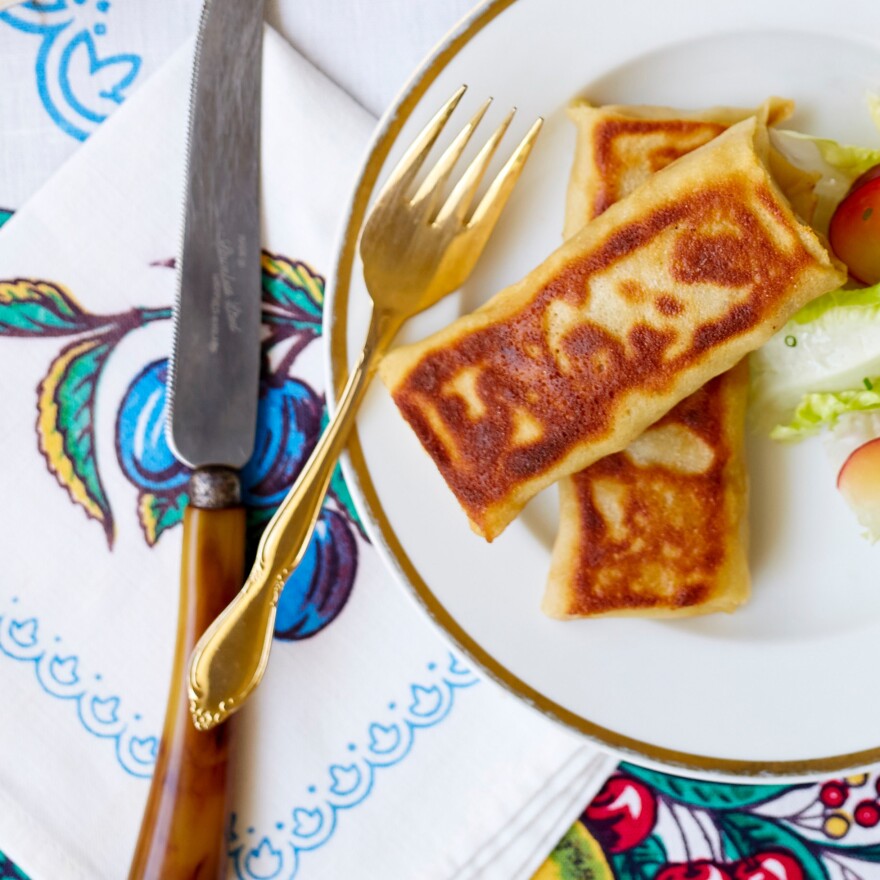 Chicken blinchiki from Kachka.