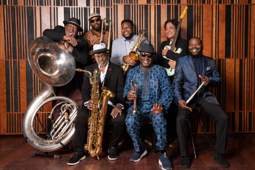 The legendary Dirty Dozen Brass Band