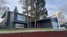 A home for sale in Anchorage's Abbott Loop neighborhood on May 14, 2026. The city has a housing shortage and is working to promote building and rehabilitation of homes.