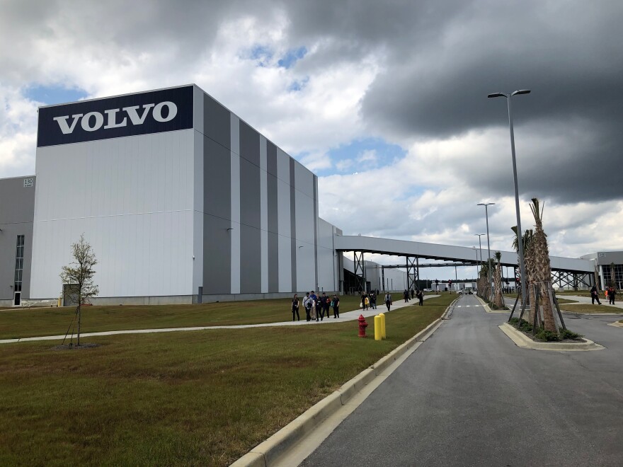 Volvo's new $1.1 billion plant in Ridgeville employs 1,500 people and is currently running at a fraction of its capacity