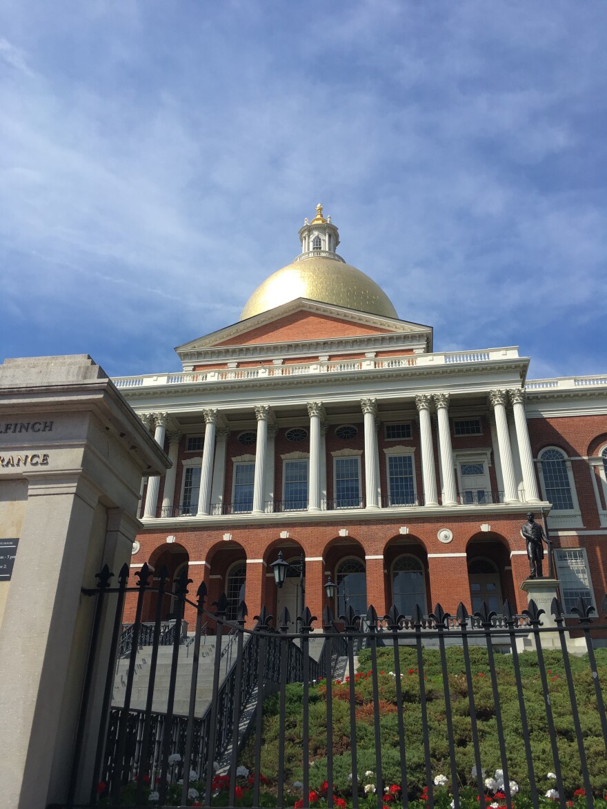 The Massachusetts state capitol