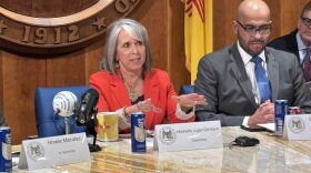 New Mexico Gov. Michelle Lujan Grisham followed her final regular legislative session by praising lawmakers from both parties for passing key items, like medical malpractice reform and universal child care. “I get to say I’m the first governor of the first state in the nation to truly deliver for children and families,” she said. (Julia Goldberg/Source NM)