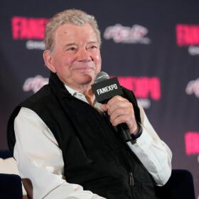 William Shatner is seen during Fan Expo Chicago on Saturday, Aug. 15, 2026, at the Donald E. Stephens Convention Center in Chicago. (Rob Grabowski/Invision/AP)