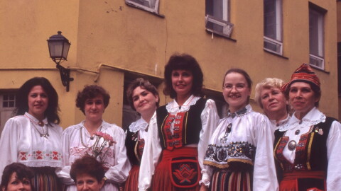 Estonian chorale group in Tallin.