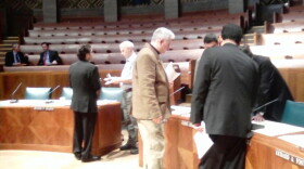 Common Council members on chamber floor