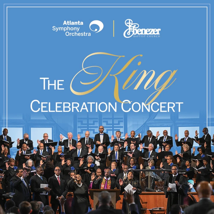 The Atlanta Symphony Orchestra performs with the Ebenezer Baptist Church choir