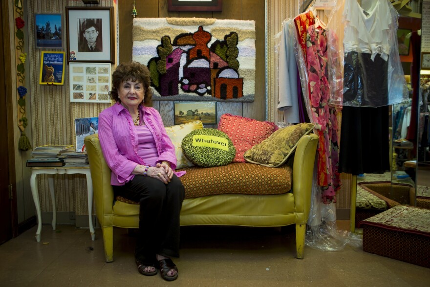 Sonia at her shop John's Tailoring at Metcalf South Mall