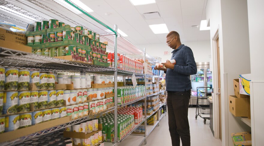 Vivent's food pantry is an essential component of their integrated care model.