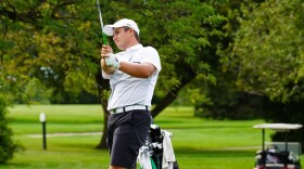 Rob Weutrich teeing toff