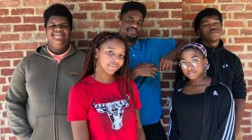 Some of the Blackspace Afronauts. From left to right: JAMM, Naima, J Rowdy, Lil Monsta, and Zone.