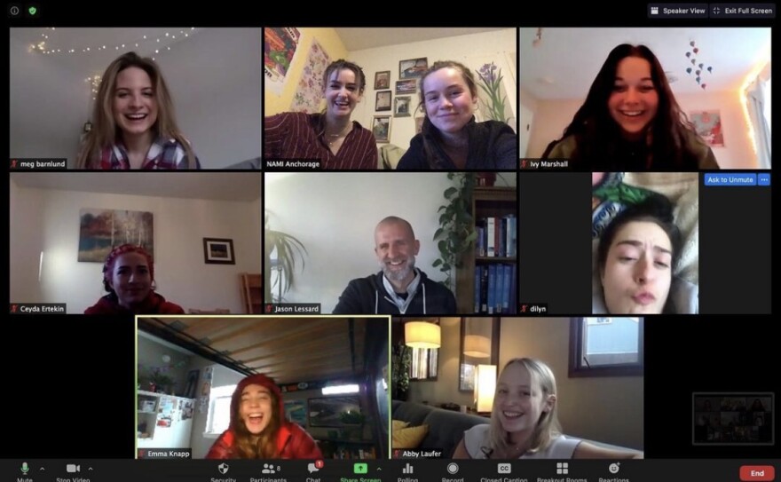 A screenshot of a zoom video call