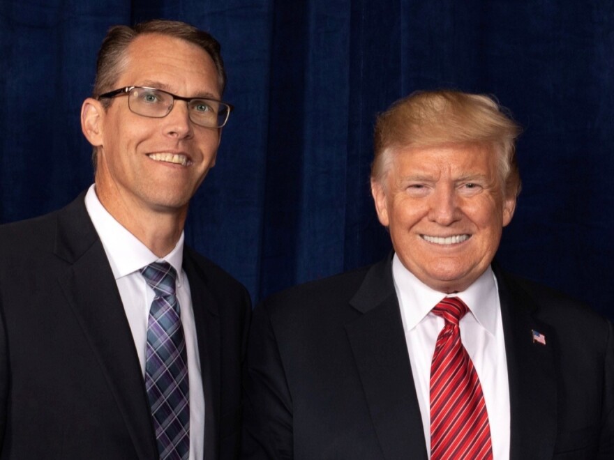 President Donald Trump endorsed U.S. Rep. Randy Feenstra as the Republican candidate for governor ahead of Iowa's primary election on June 2.