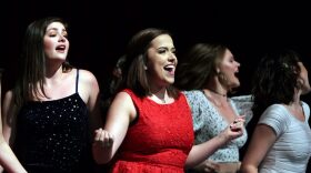 Sophia Young started singing and dancing when she was 5 years old. Performing for her is a thrilling experience because she can express herself and be a storyteller. “What I love most about performing is being able to set aside my troubles and just dive into telling a story,” she says. (Stephanie Strickland/WUFT News)