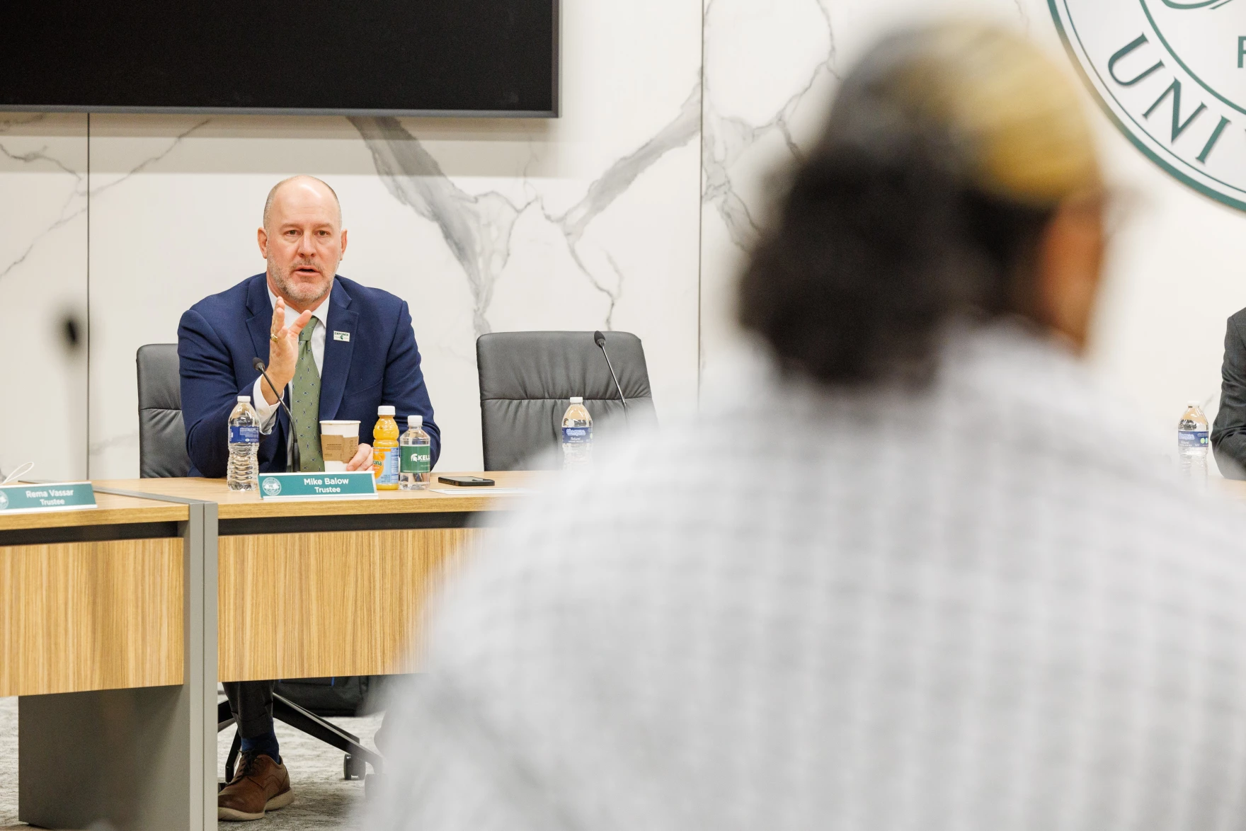 MSU Trustee Mike Balow says he learned Guskiewicz would remain just hours before public found out