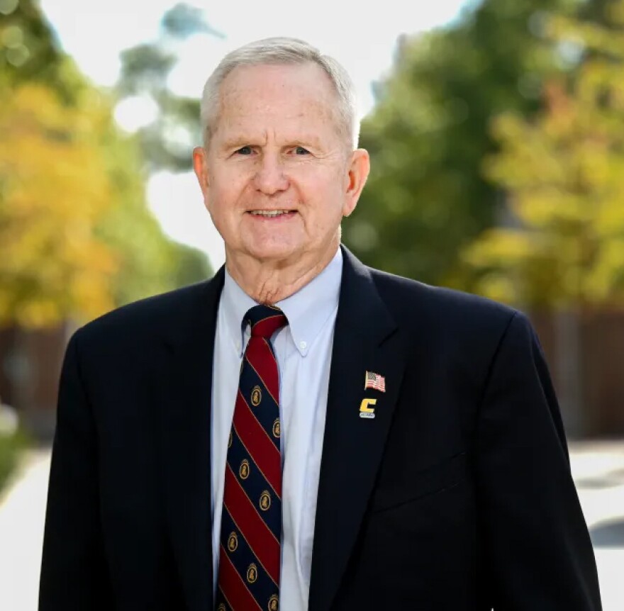 Retired U.S. Army Gen. B.B. Bell - on the UTC campus.