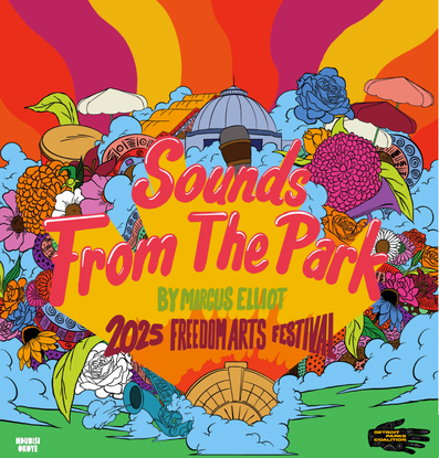Sounds From the Park Freedom Festival 2025 Poster
