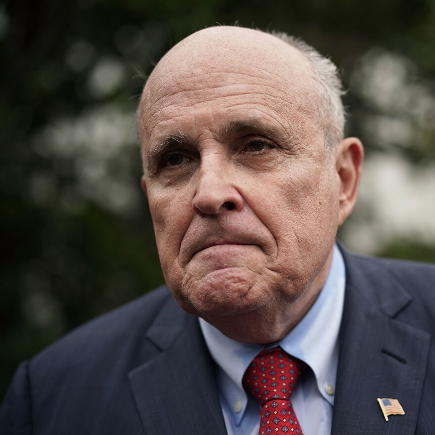 Rudy Giuliani, former New York City mayor and current lawyer for President Trump, whose actions are at the center of the impeachment inquiry into Trump.