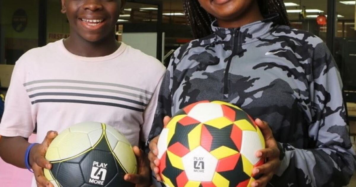 Abilene soccer camp launches refugeedesigned soccer balls around the