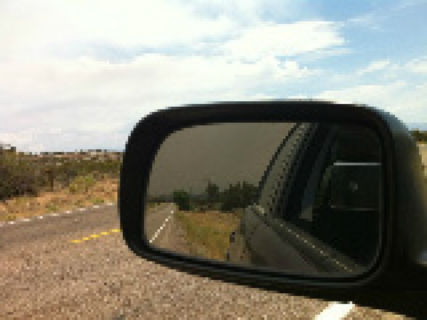 Rearview Mirror, Driving Away From Los Alamos