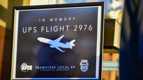 The vigil was held at the Teamsters Local 89 union hall.