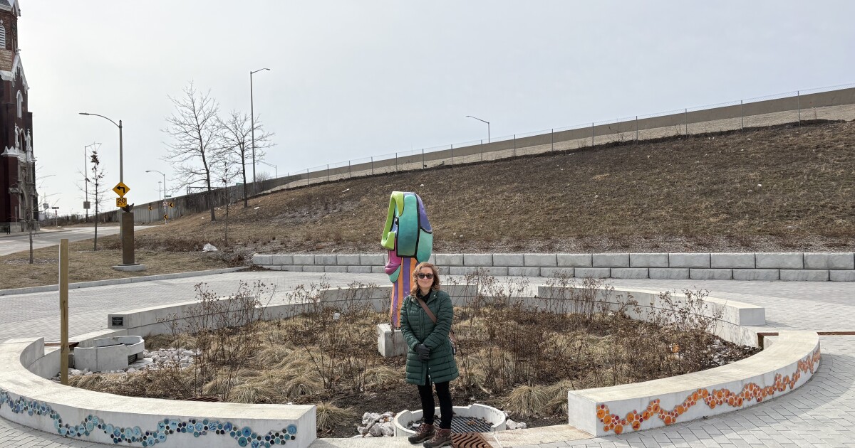 Green infrastructure captures stormwater off Milwaukee highways