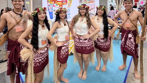 Live music and cultural performances reflected Guam’s distinctive island sound and Hafa Adai spirit during Tourism EXPO Japan 2026.