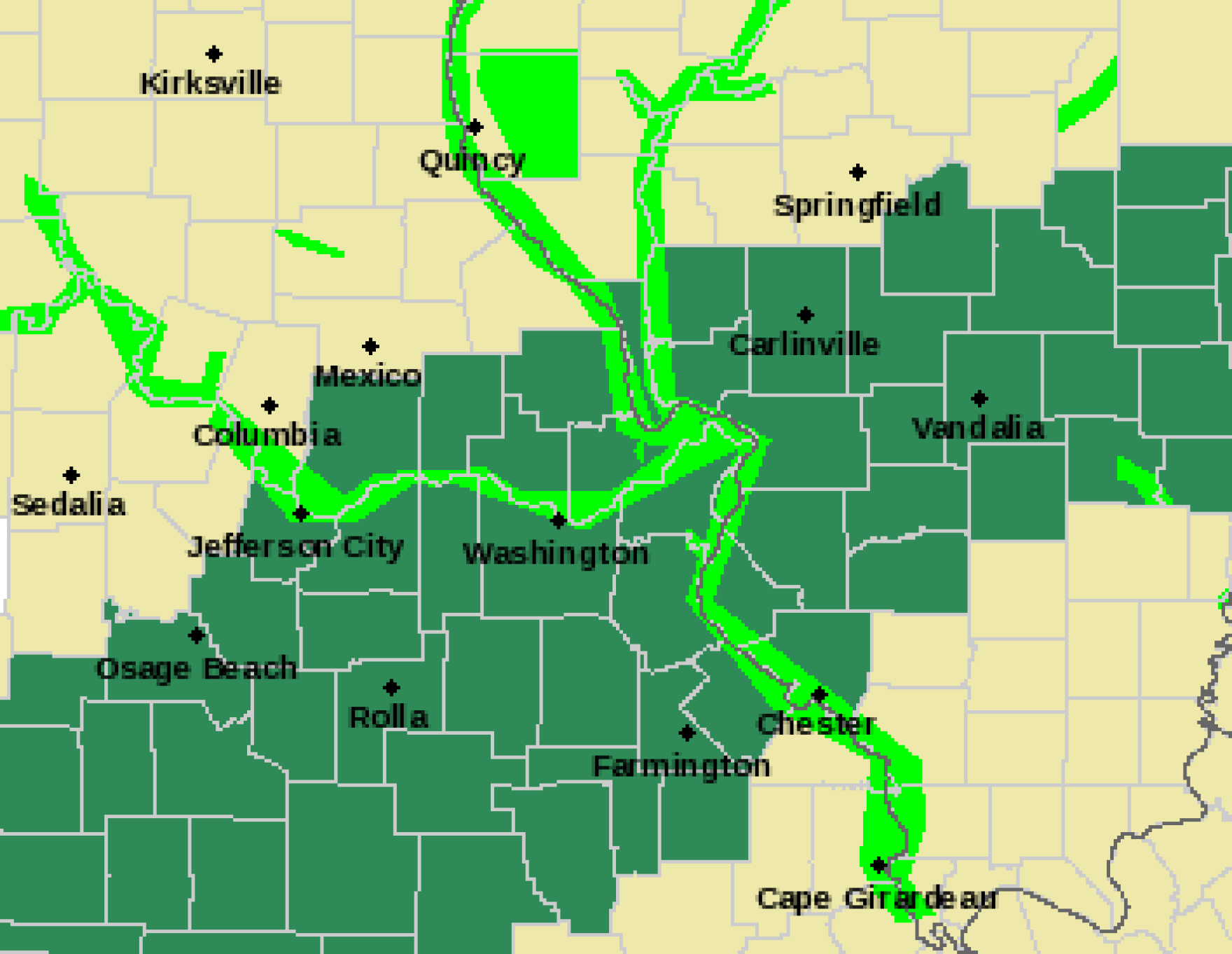 More Rain, Floods Coming to Central Missouri | KBIA