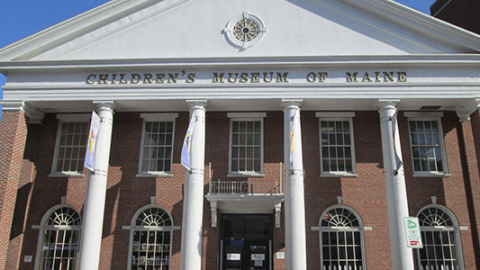 The former Children's Museum at 142 Free Street in Portland.