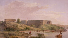 New London's Fort Trumbull, as constructed in the mid-19th century.