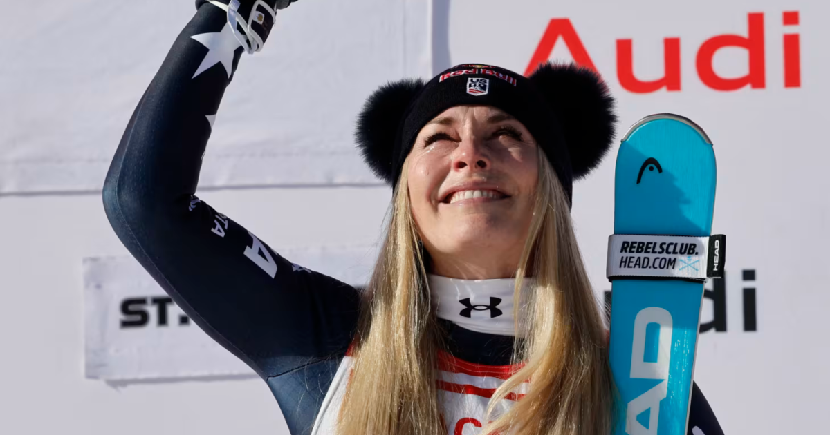 Lindsey Vonn dominates alpine event in Switzerland