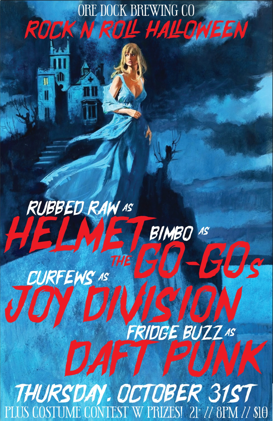 The Rock N Roll Halloween show takes place on Thursday, October 31st