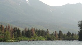 Anglers fish the Russian River