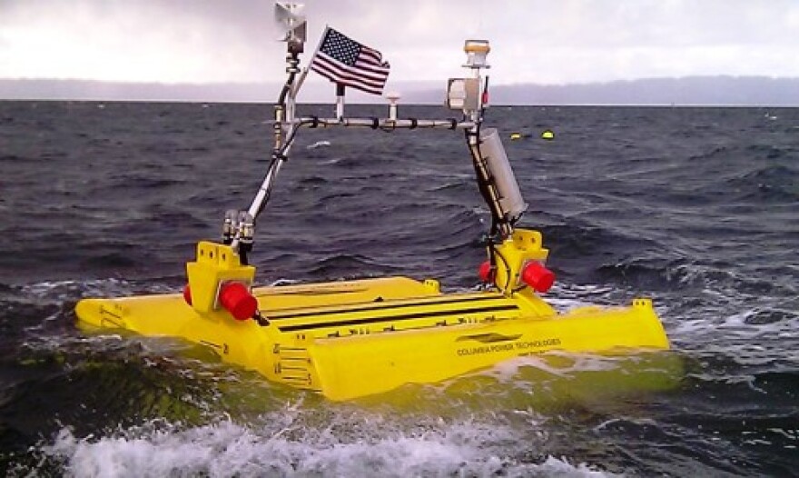 A prototype of a wave-energy buoy