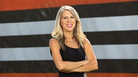  Cleveland Plain Dealer sportswriter May Kay Cabot will be inducted into The Press Club of Cleveland Journalism Hall of Fame on Wednesday. 